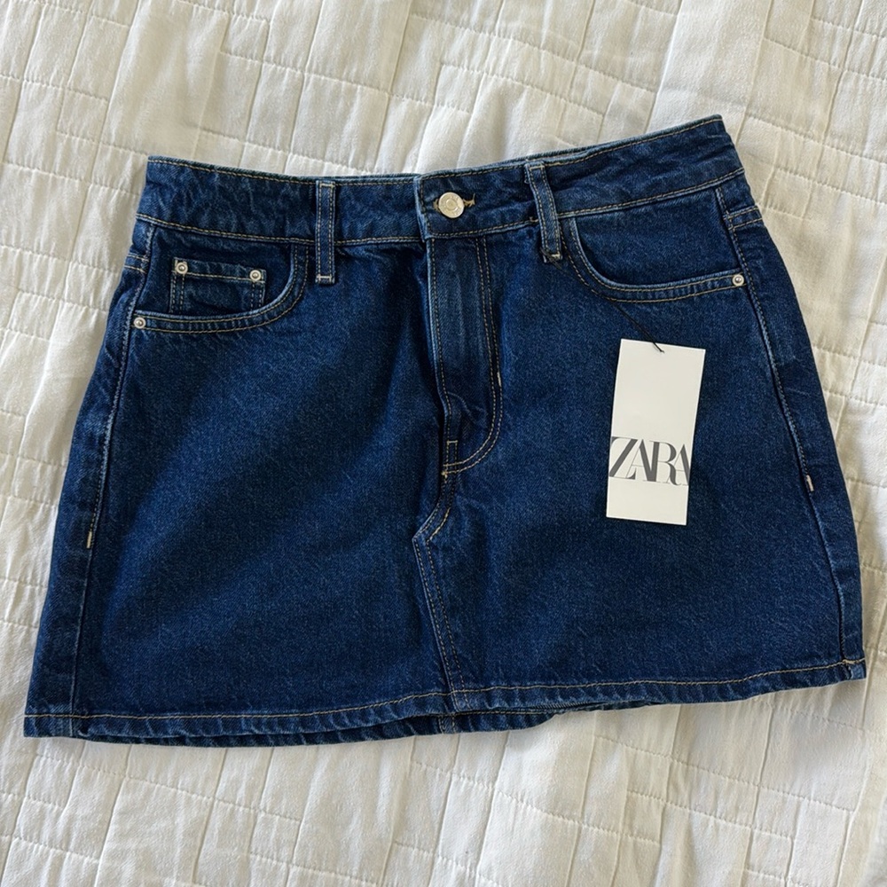 Zara denim skirt